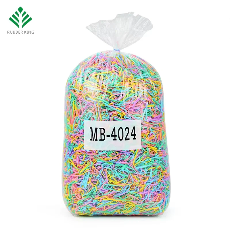 Colorful TPU Rubber Hair Bands for Kids, Gentle Ponytail Ties – Wholesale 3