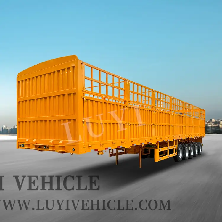 Cargo Transportation Truck Semi Trailer Side Wall Trailer 1
