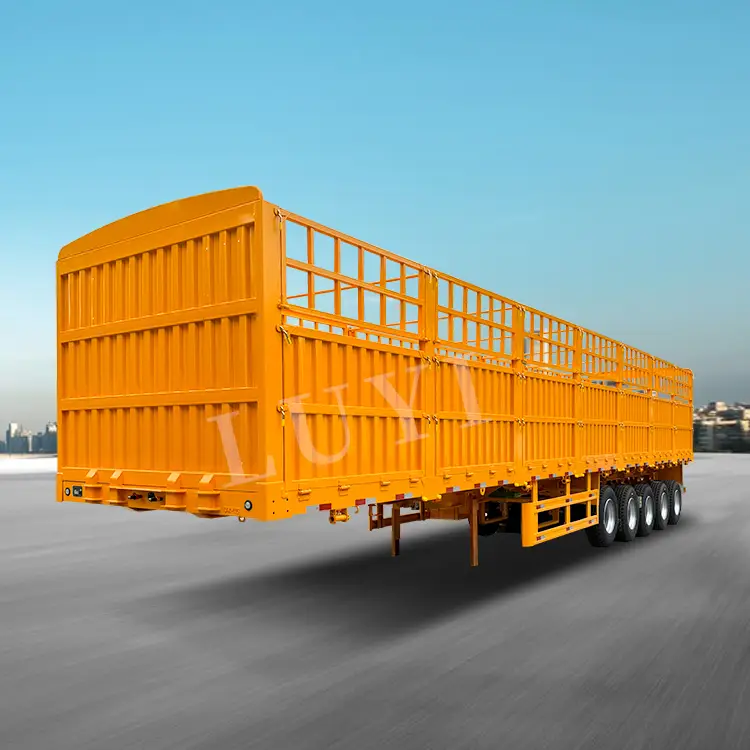 Cargo Transportation Truck Semi Trailer Semille Mur Wall Trailer 1