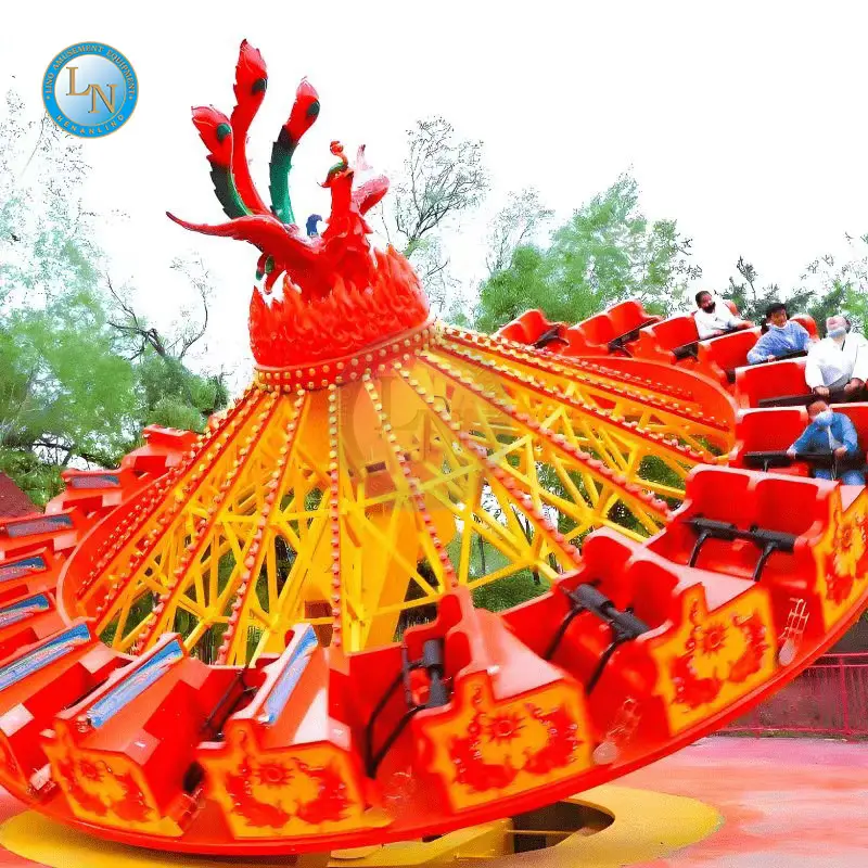 Thrilling Flying Wheel Ride - High-Intensity Spinning Attraction for ...