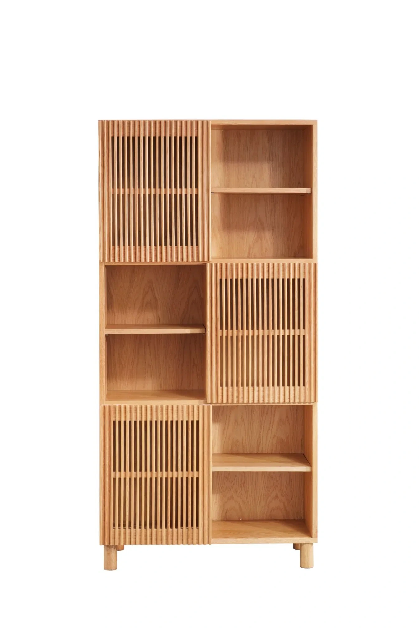 Zerun Solid Wood Bookcase for Home Office Furniture 1