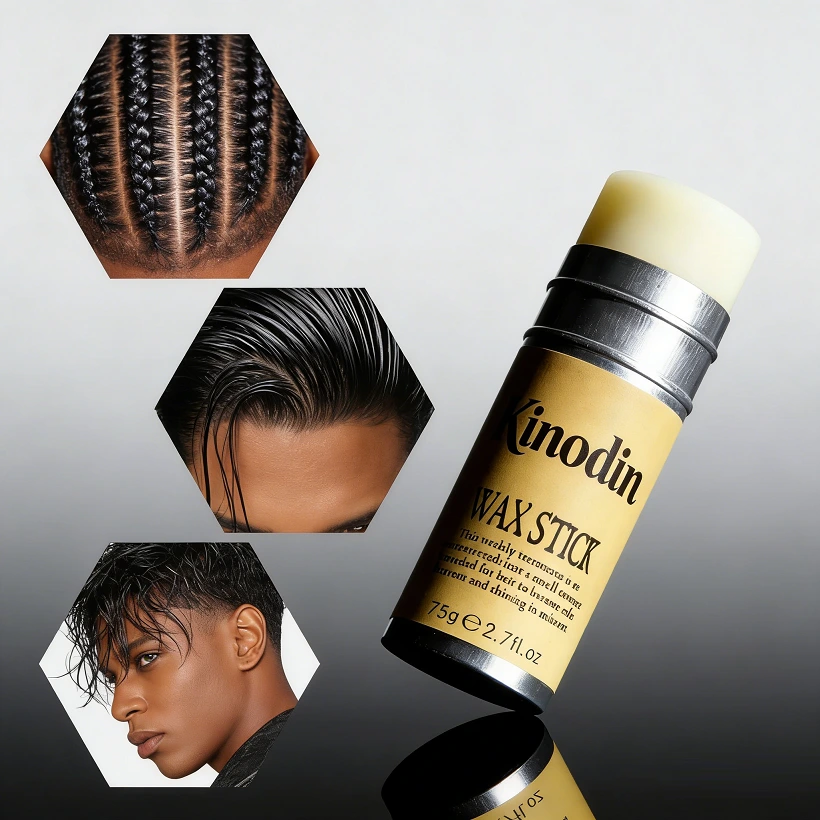 Kinodin 2.7 Oz Hair Wax Stick Organic Private Label Strong Hold Texturizing Wax For Men/women Frizzy/curly Hair Extensions 1