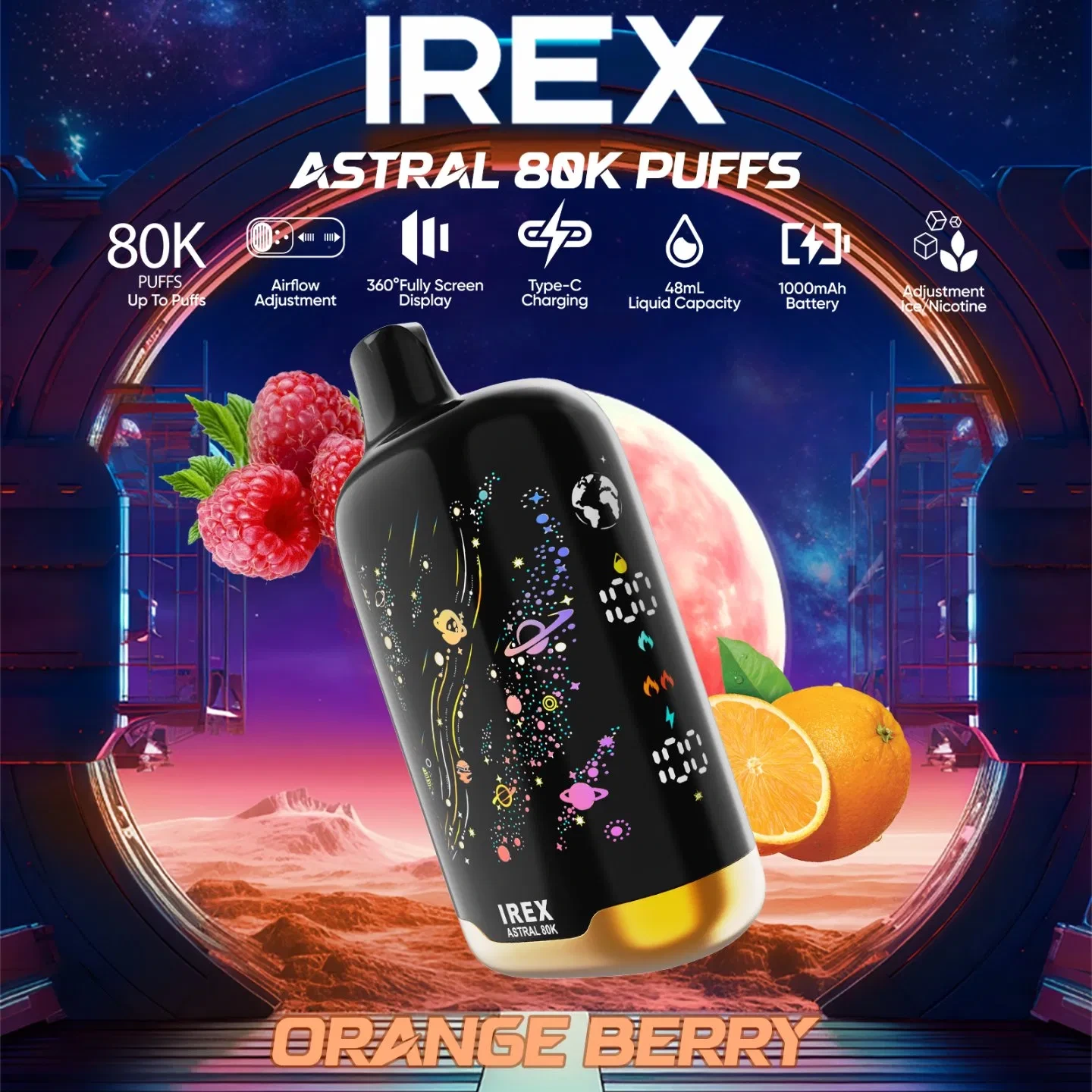 China Facroty Fast Delivery Irex 80K Puff Bar 80000 Puffs Disposable Vape Pen Tank E Juice Lost Vape Mary 25K 15K Geek Elf - Vape and Puff Bar 1
