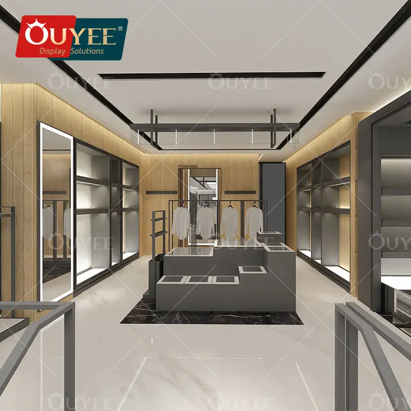 Vitrinen für Kinderkleidung, Ladenregale und Ladenmöbel 1