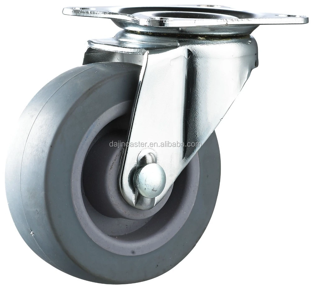 Industrial Pu Wheel Casters Pu Tyre With Pp Rim Furniture Casters 1