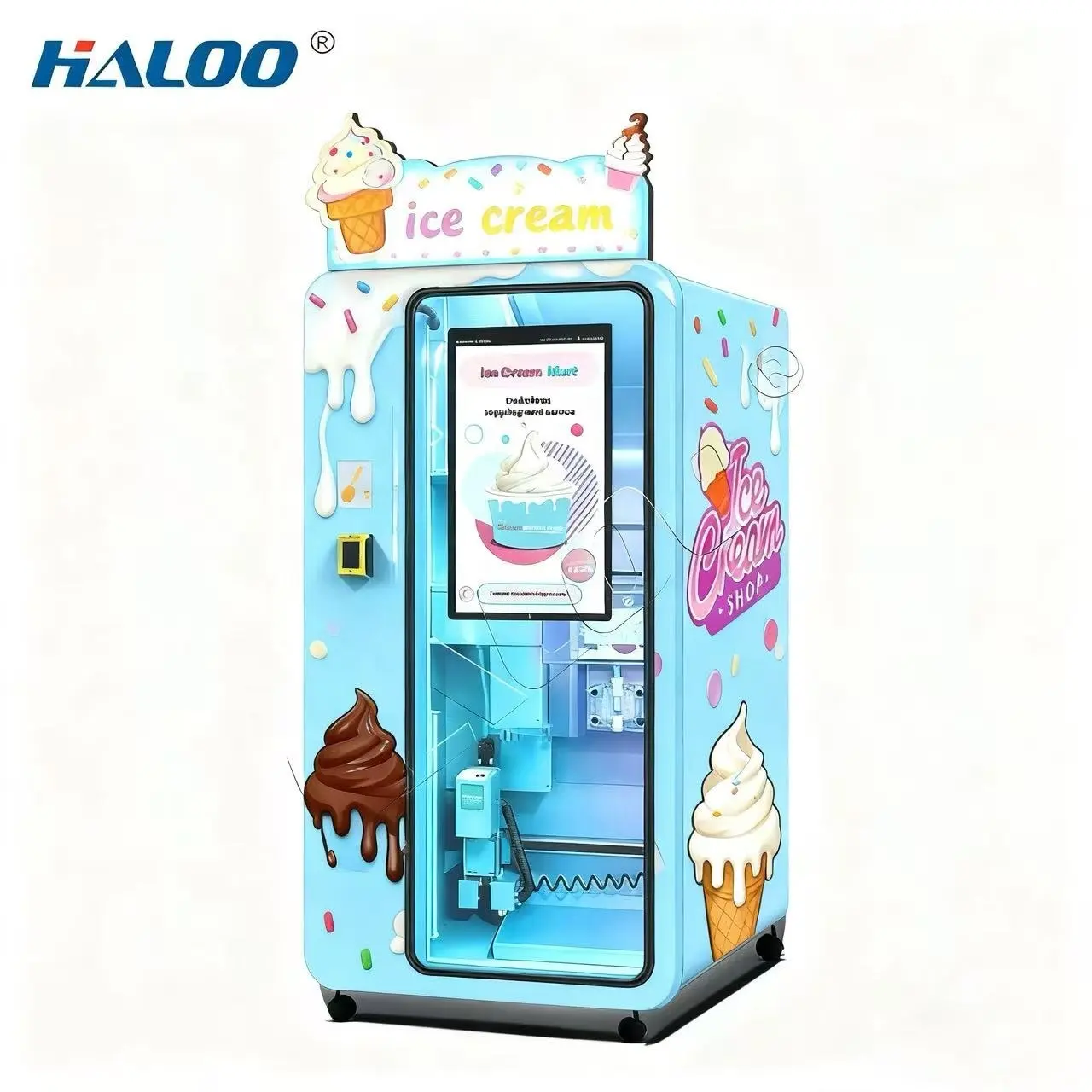 Ice and Water Vending Machine for Sale by Haloo 3