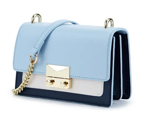 Neue modische Schultertasche aus PU-Leder für Damen, Mini-Luxus-Kettentasche, Handtasche 1