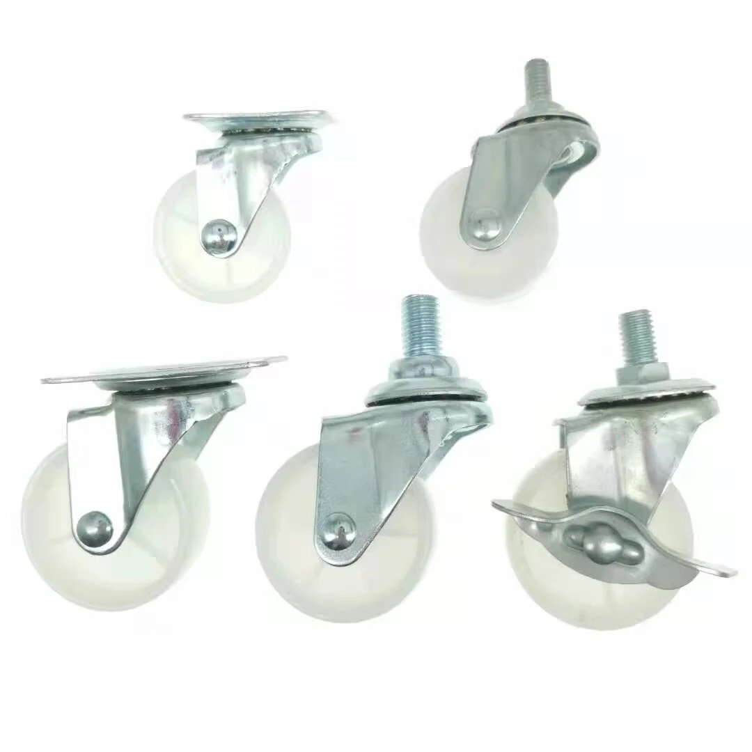 High Durability Polypropylene Pp 2 Inch Heavy Self-braking Chair Carts Playpens Heavy Duty Trolley Wheel Caster 1