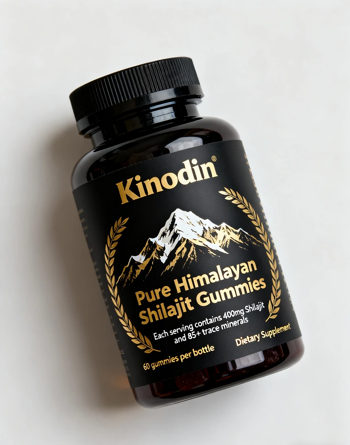 Pure Himalayan Shilajit Gummies 100% Organic Rich Fulvic Acid 85+ Trace Minerals Sustainable Men Women Non-gmo 60 Gummy 1