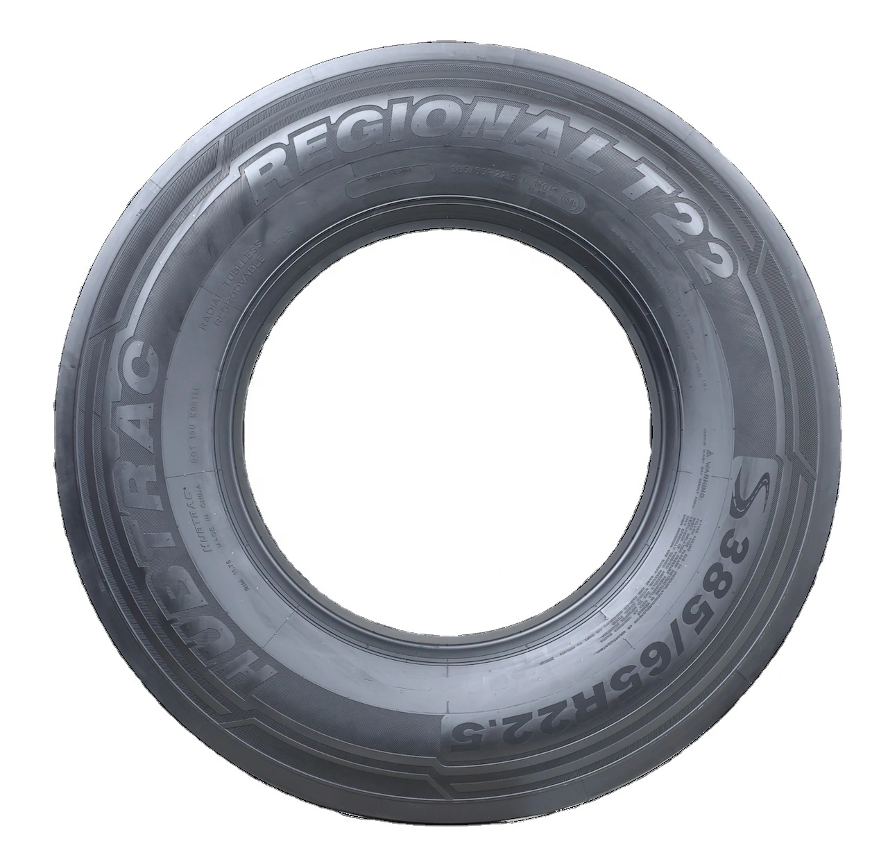 Hubtrac Serbia Radial Truck Tires 385/55r22.5 Size Regional T22 Ece R117 Certified Rubber Material Europe-made Truck Model 1