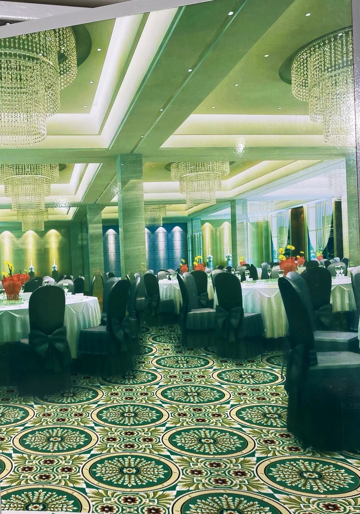 Rotolo di moquette in lana Axminster per corridoi e hall di hotel 3