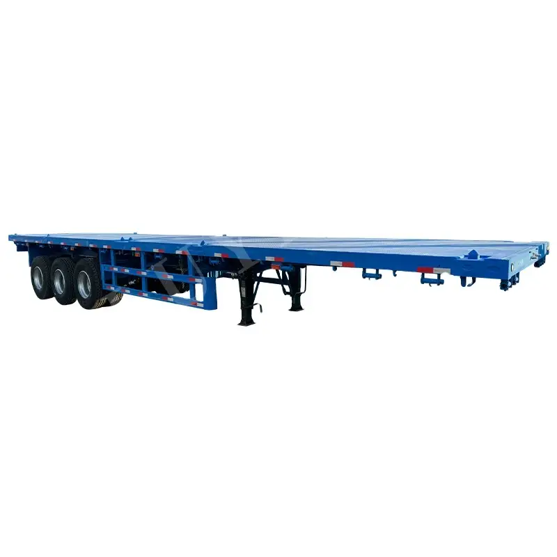 3 Axles 40ft Flatbed Transportation Semi-trailer 1