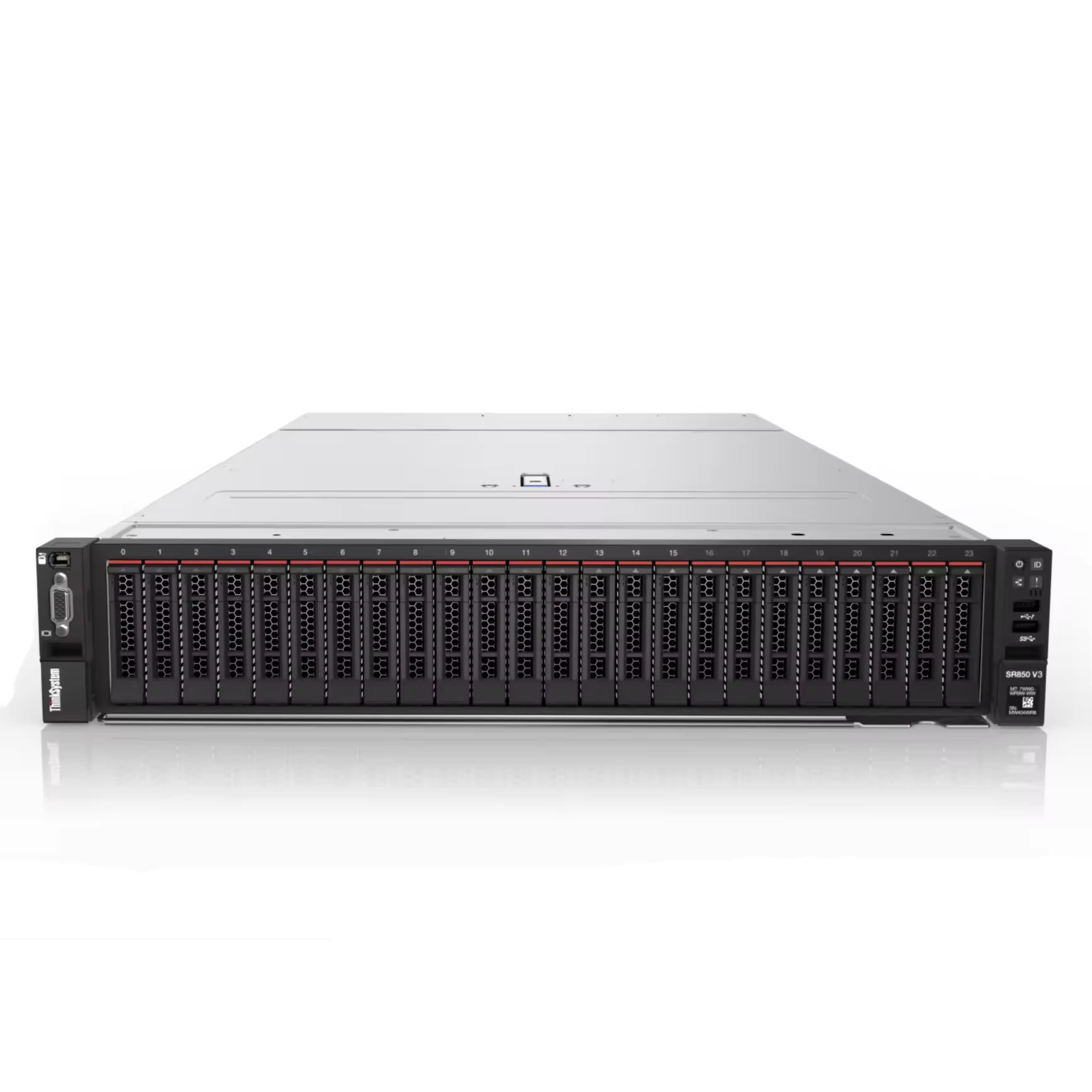 بيع Hot ERP Database STORAGE Server ThinkSystem SR550 Silver 4208R Processor 2U Rack Server 1