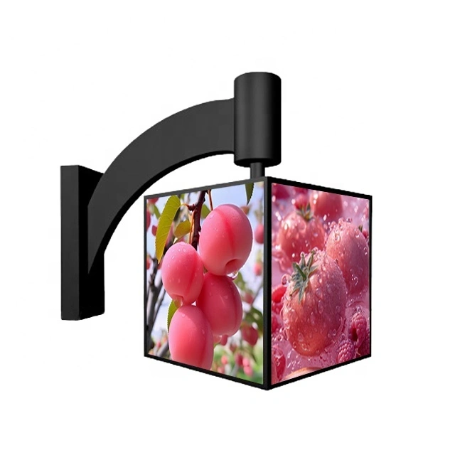 Outdoor Rotating LED Menu Light Box - Custom Square Shape 1