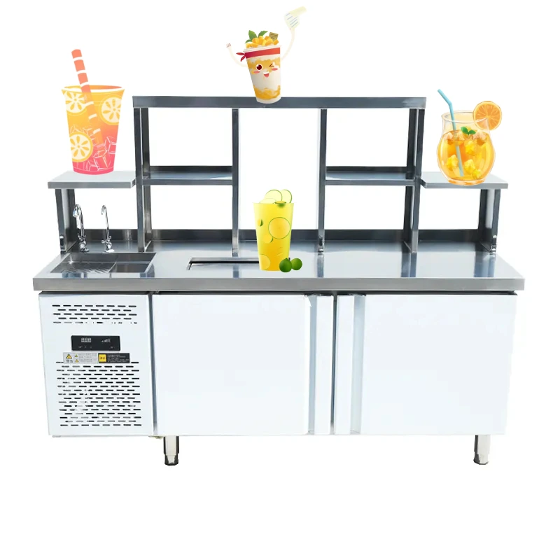 refrigerated bar counter