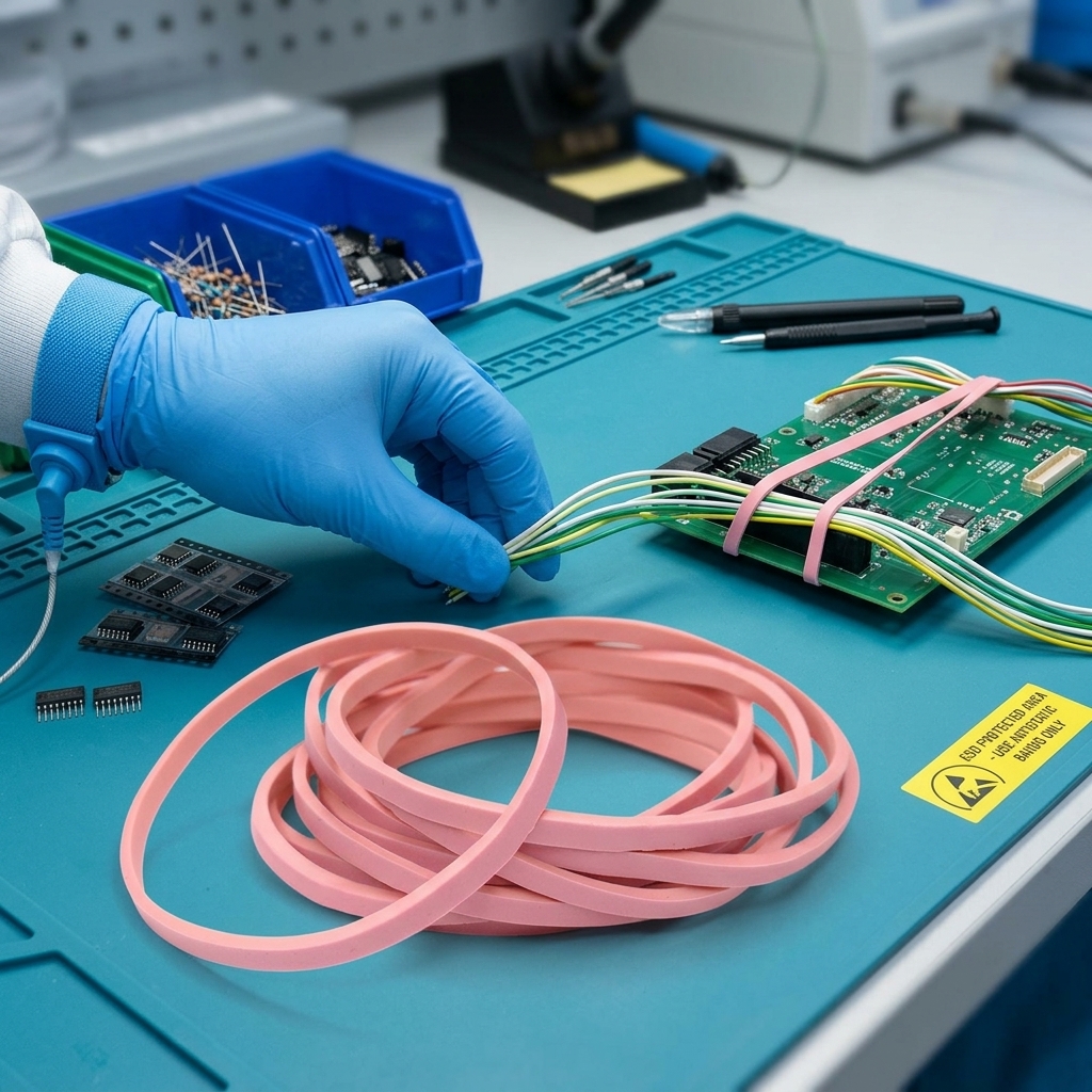 High Insulation Anti-Static Rubber Bands for Precision Electronics – Wholesale 3