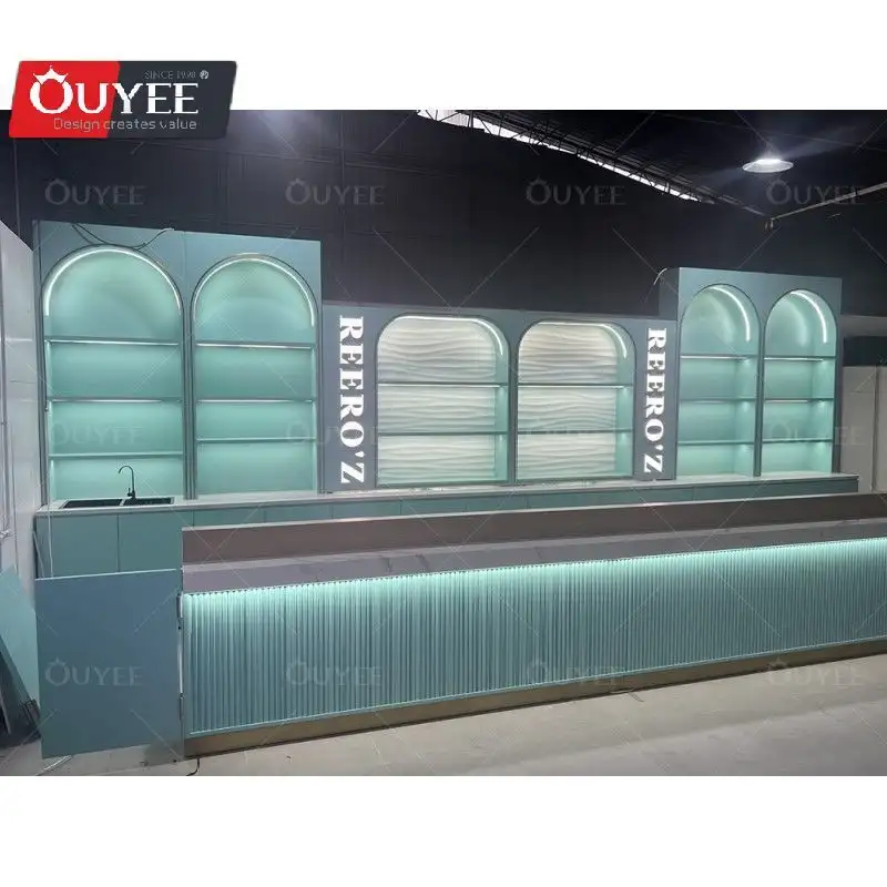 Mobiliário para interiores de bar de Bubble Tea e Café: Balcões, Mesas e Cadeiras 1