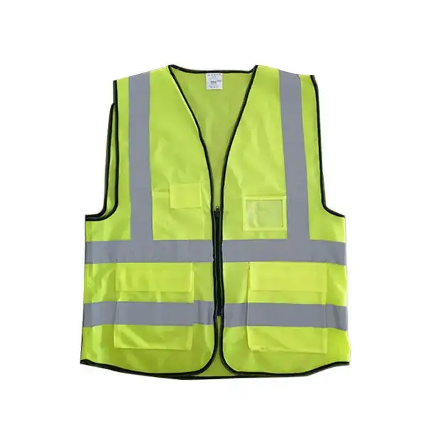 High-Visibility Reflective Safety Vest with Pockets for Construction Sites 1