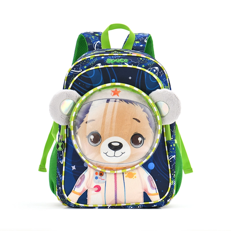 New Arrival Boy's Cartoon Animals School Bags Primary Student Backpack Kids Book Bag Zipper Custom Logo 1