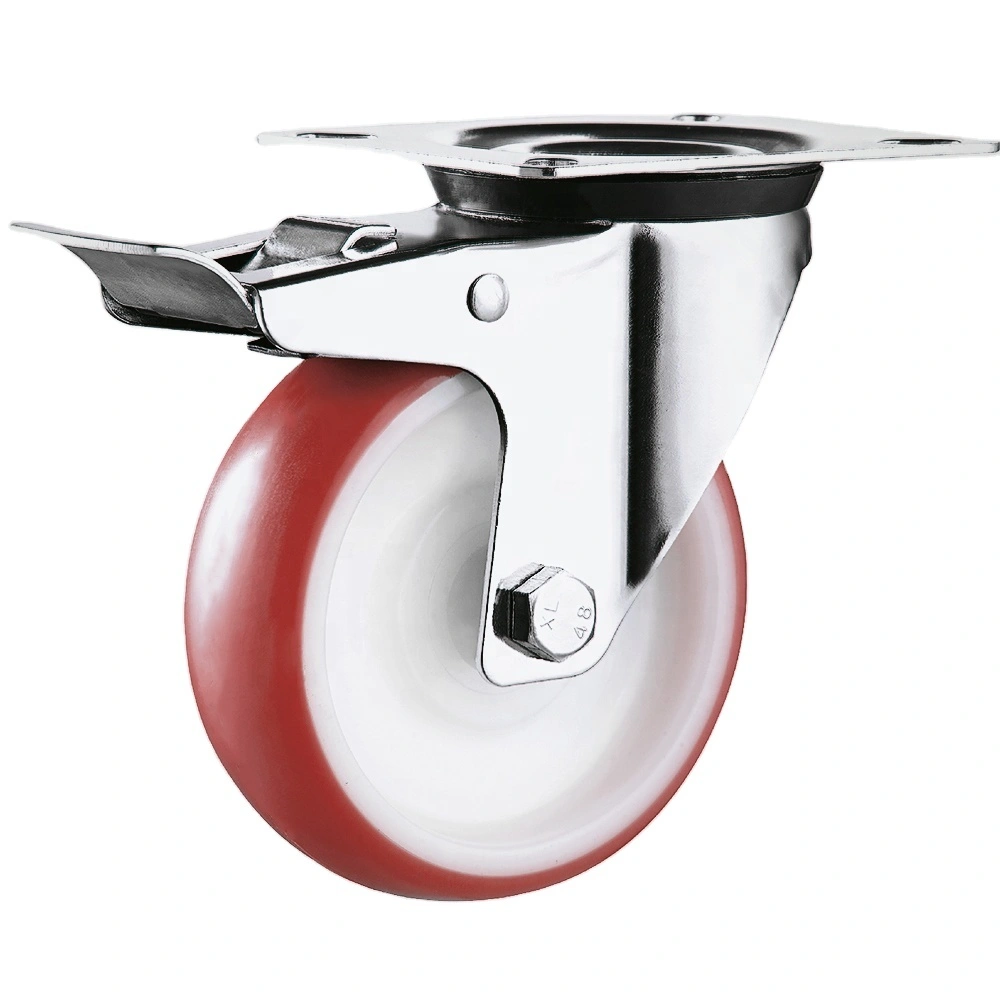 Heavy Duty Industrial Caster Wheels Plain Bearing Machinery Repair Shops 80kg-200kg Caster 1