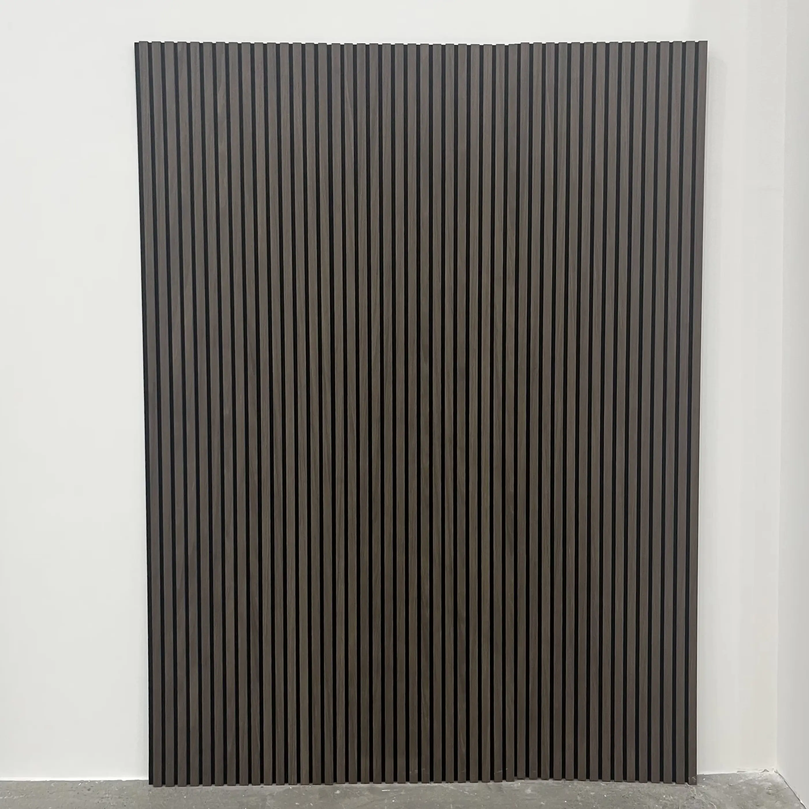 Wood Acoustic Slat Wall Panel Sound Absorbing Akupanel Polyester Panel 1