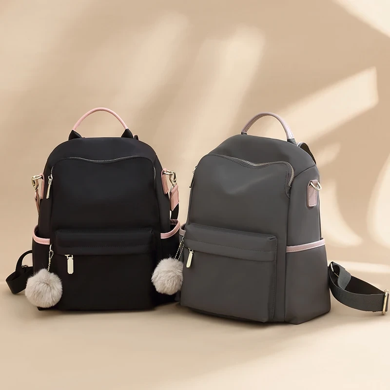 Unisex Zipper Closure School Backpack Outdoor Travel Bag With Polyester Lining Manufactured Wholesale For Notebook Storage 1