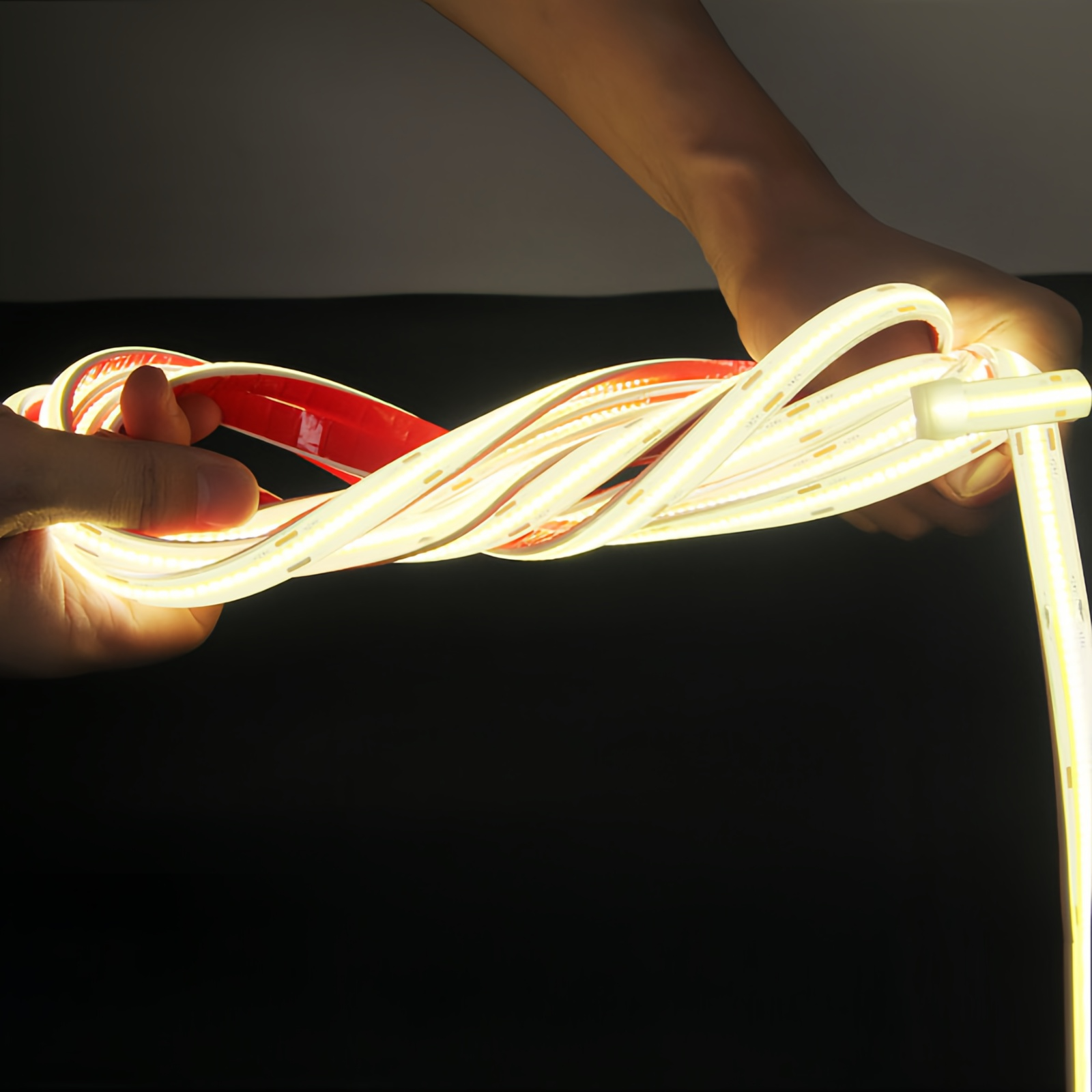 Светодиодные ленты 110 В/220 В без драйверов 3000k 4000k 6000k Cuttable IP65 Ce Rohs Cob Strip Light 5