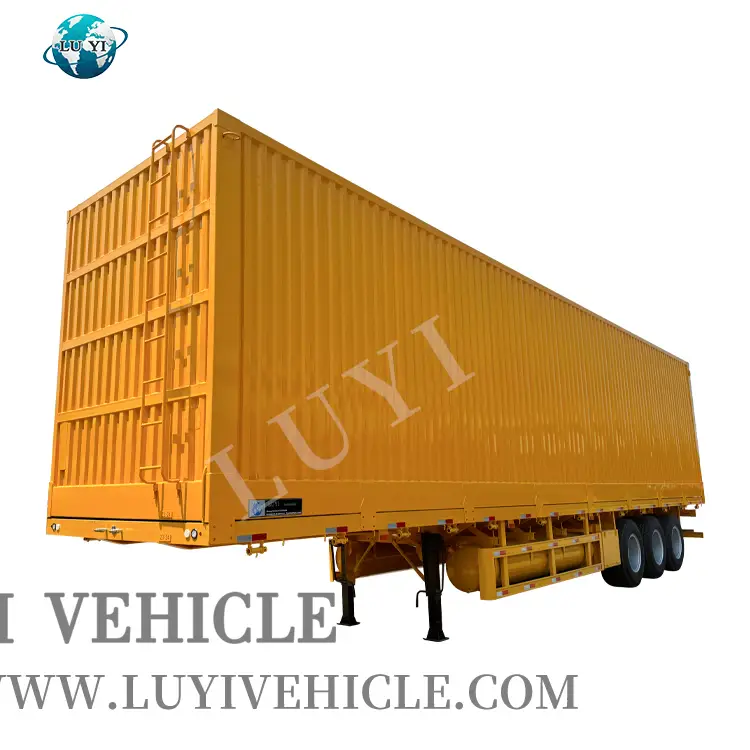 Luyi à 3 axes 40 pieds Dry Van semi-remorque pour le transport de fret 1