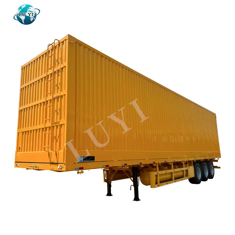 LUYI 3-Axle 40FT Dry Van Semi-Trailer for Cargo Transport 1