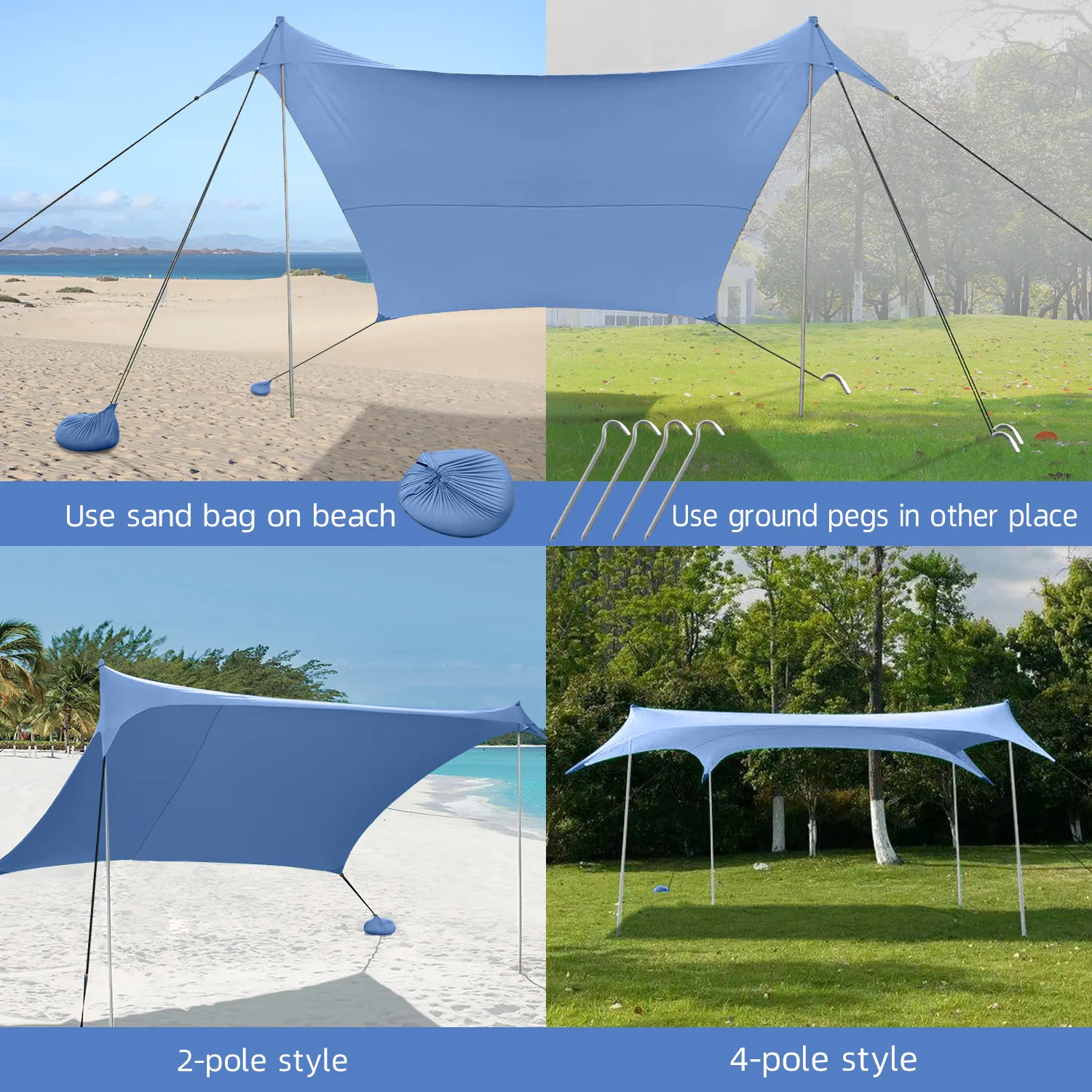 Windproof Beach Tent Taylon Quick Automatic OpeningDealer 4