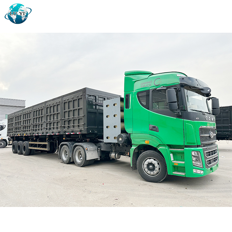 3 Axles 100 Tons New Dump Truck Semi Trailer 7
