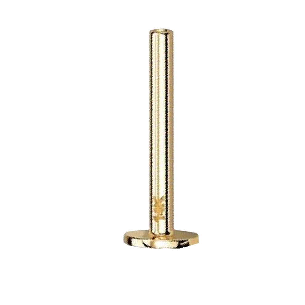 Eternal Metal 14k Solid Gold Threadless Labret Piercing 1