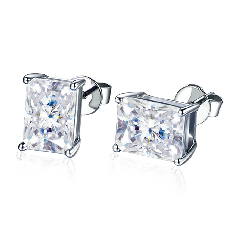 Stud Diamond Fashion Bijoux Femmes Luxury VVS MISSANITES MODIE 14K JAUNE GOD FINE FEMMES CADELES GOLD 1