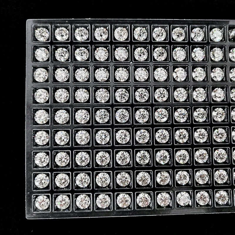 Wholesale Loose White Diamond High Quality 8h 8a Cut Moissanite Stones 1ct Cheap Price 1