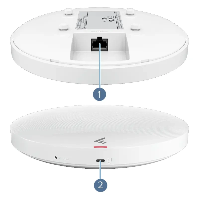 AirEngine 5762C-10-V2 50087862 11AX Indoor ، 2+2 نطاقات مزدوجة ، نقطة الوصول إلى الهوائي الذكية 1