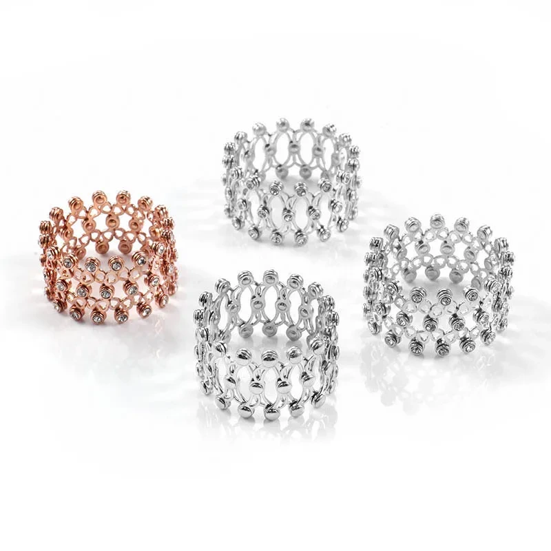 Great Idea Inventive Concept Integrated Ring & Bracelet 2 In 1 Special Gift For Friend 1