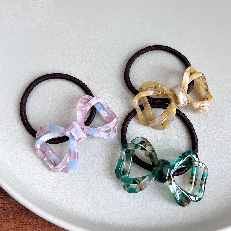 Dowell Großhandel Haarschmuck mit Schleife aus Acetat, hochelastisch 1