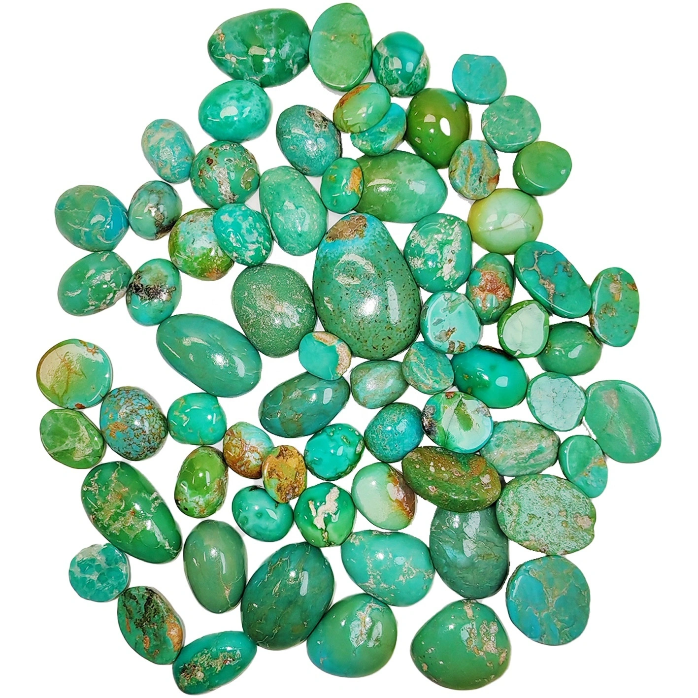 Natural Turquoise Blue Cabochon Free-shape Handmade Cab Gift For Man And Woman Summer Gift 1