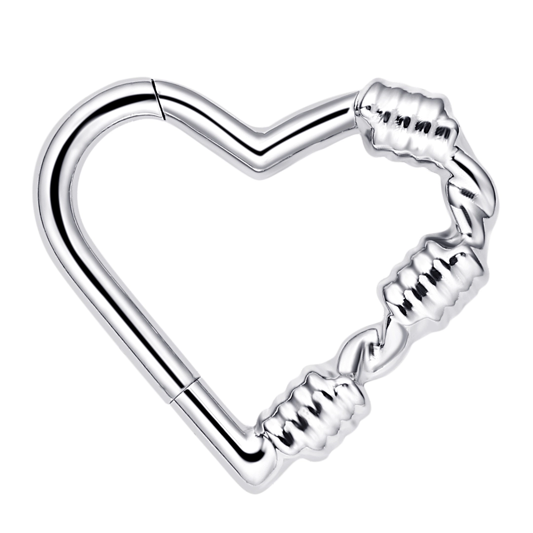 Eternal Metal Astm F136 Titanium Unique Hinged Segment Clicker Piercing Jewelry 1