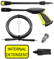 2800W High Pressure Washer Cleaner 165 Bar Self Priming 8L/min Induction Motor Car Washer 5