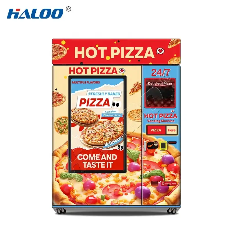 Haloo New Business Ideas Fast Food Distribution Pizza Vending Machine 1