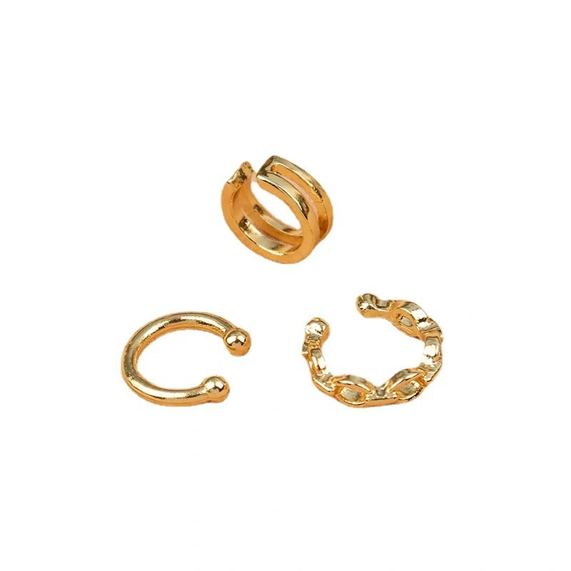 New Minimalist And Unique Copper Electroplated Ear Cuffs For Women Designed For Non-pierced Ears Versatile Accessories 1