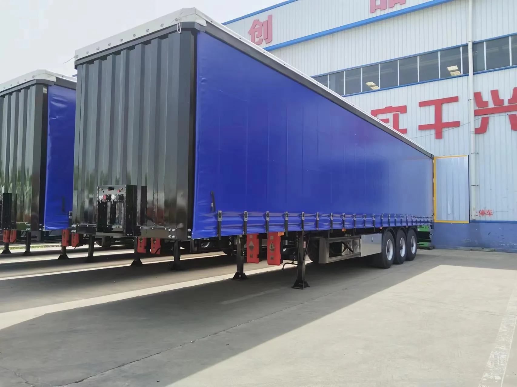 KDZG Trailer Truck Van Air Ride Trailer Custom's RequirementManufacturers 6