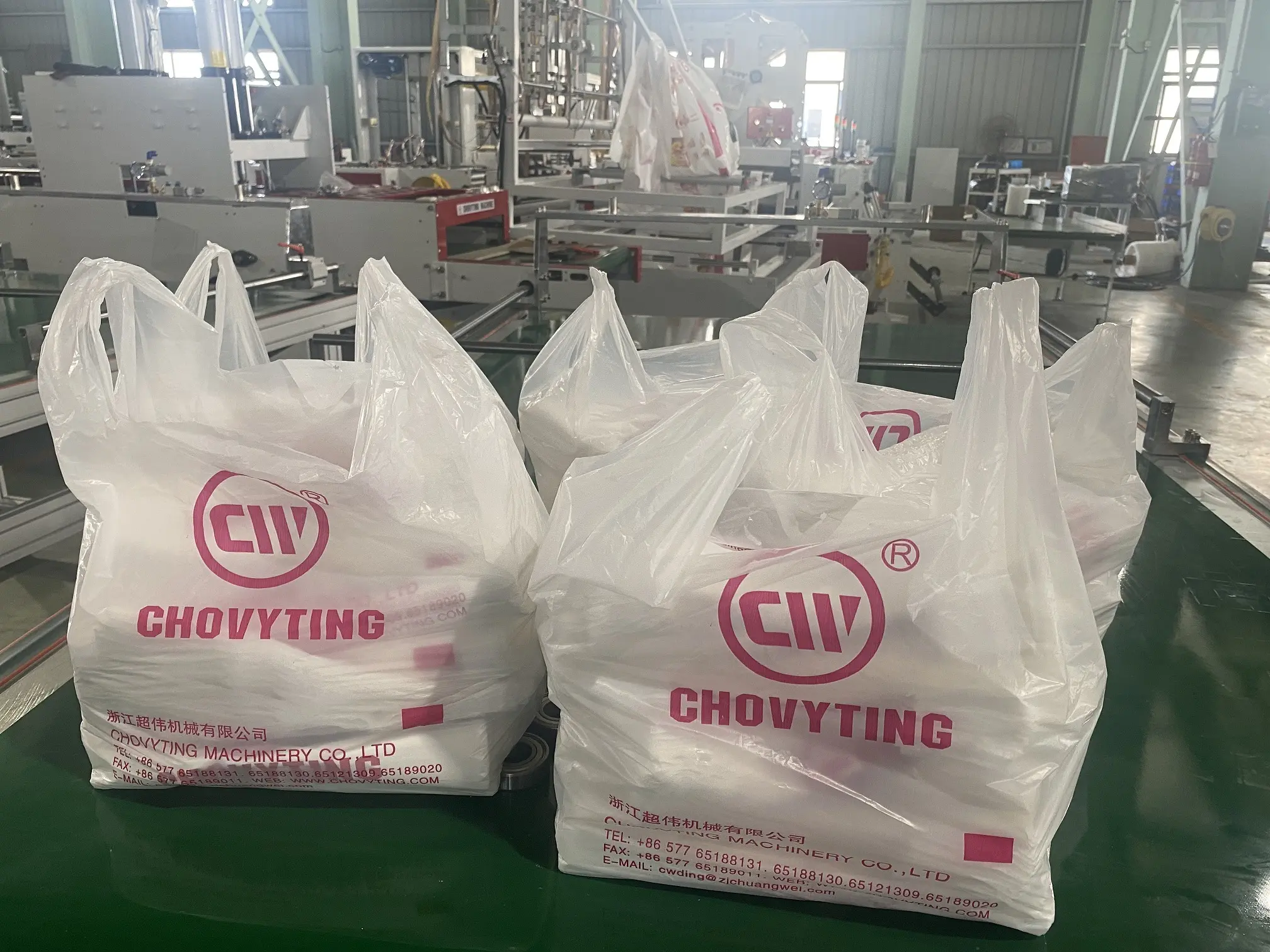 Vest Bag Making Machine T Shirt Bag Making Machine Wholesale - Chovyting Machinery 3
