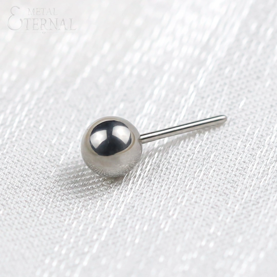 Eternal Metal Astm F136 Titanium Threadless Push In Top Balls Piercing Jewelry 1