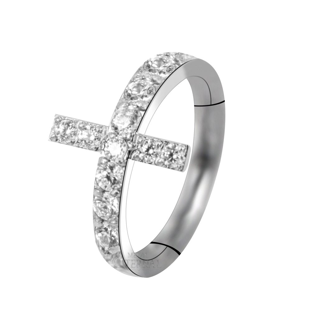 Eternal 16g Astm F136 Titanium Cnc Cz Cross Daith Hinged Segment Rings Body Jewelry 1