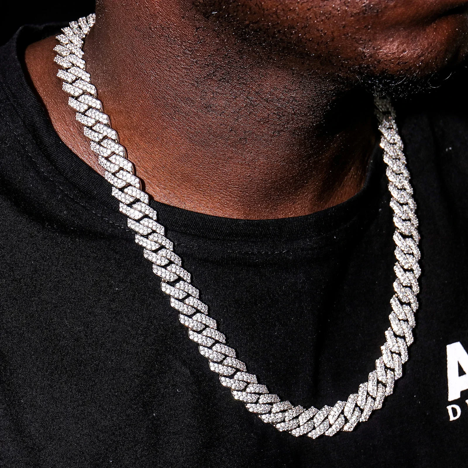 Provence Jewelry Chunky Miami Cuban Link Chain Necklace Gold Plated Necklace Rocker Rapper Heavy Necklace 1