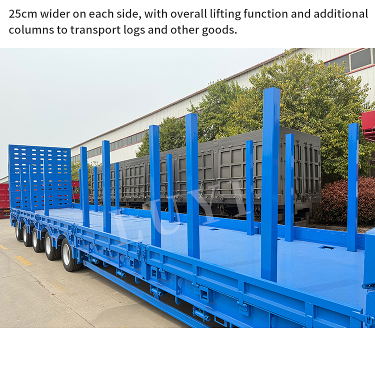 5 Axle Lowbed Semi Trailer Truck | LUYI 3