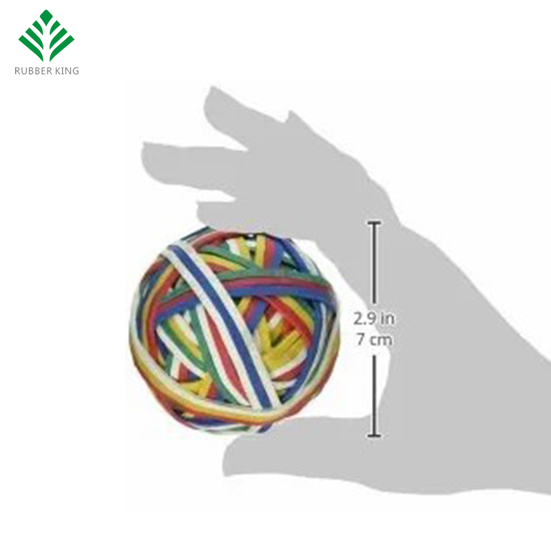 Natural Rubber Band Ball - Chromatic Multiscale - Unbreakable - Custom Packaging 4