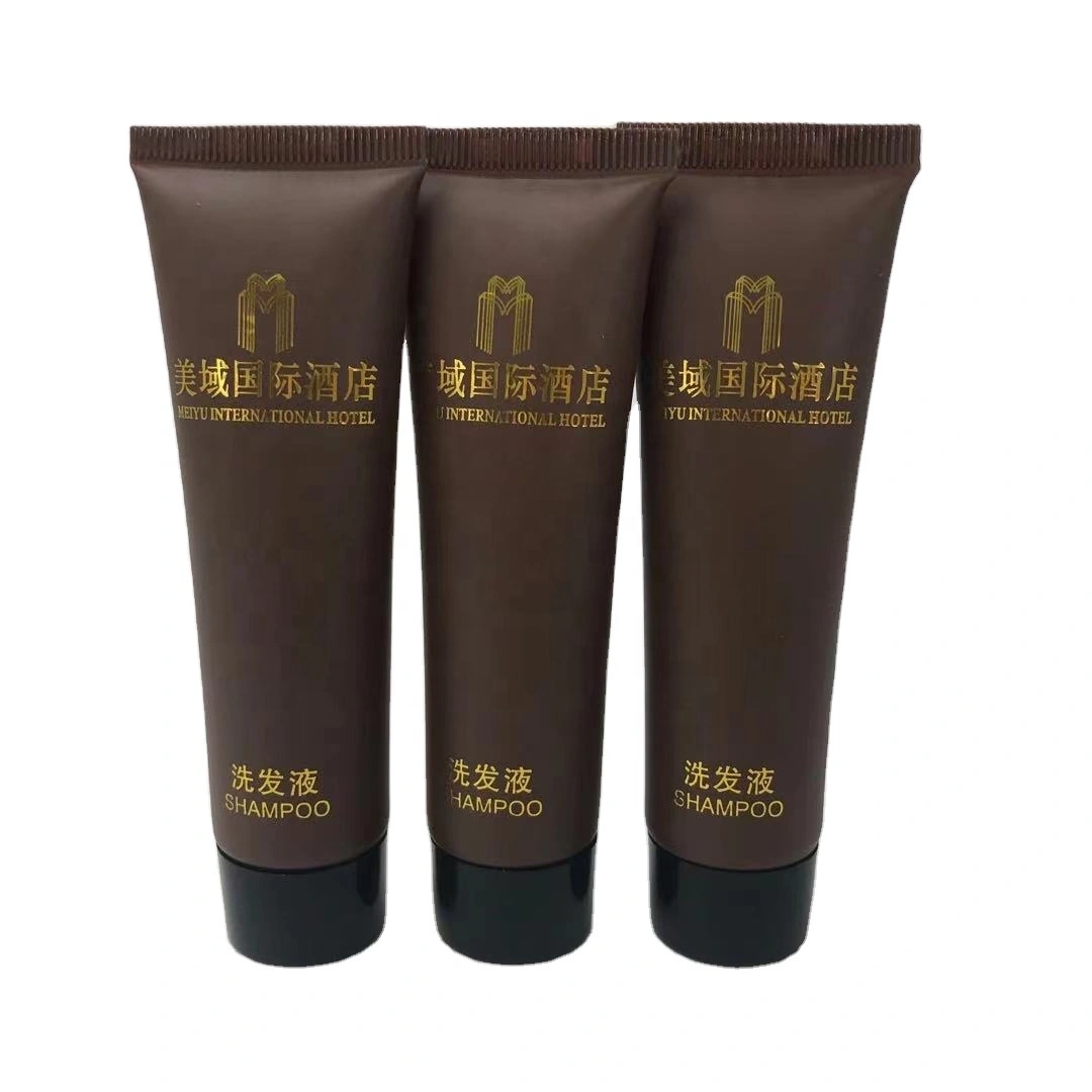 Hair Conditioner Body Wash Tube The Production Of Hotel Disposable Brown Shampoo Tube Packaging 1